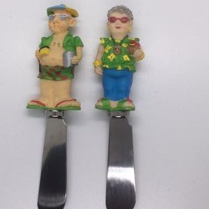 Vintage cheese spread knives